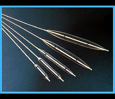 Ballonkatheter zur Gefäßaufdehnung (perkutan transluminale Angioplastie) Ballonkatheter zur Gefäßaufdehnung (perkutan transluminale Angioplastie)
